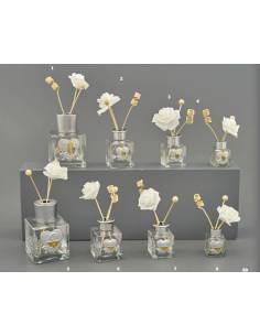 Profumatori per ambienti eleganti Melograno bomboniere fiore bianco shop online