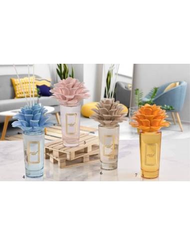 Profumatori bomboniere Melaverde pianta in ceramica colorata | Sindy Bomboniere