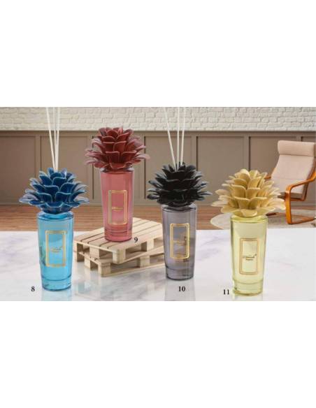 Profumatori bomboniere Melaverde pianta in ceramica colorata | Sindy Bomboniere