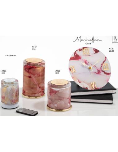 Bomboniere eleganti Buba Design particolari Linea Manhattan rossa