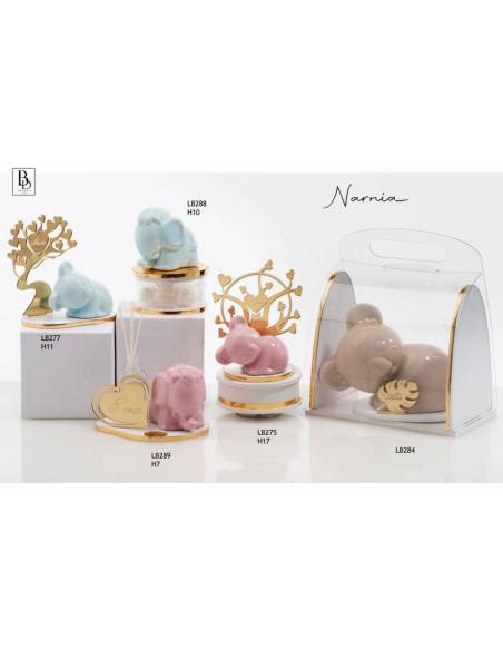 Bomboniere in ceramica animaletti particolari Buba Design Linea Narnia