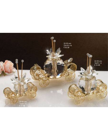 Diffusori per ambienti carrozze Grace Design tema principessa principe fiore cristallo