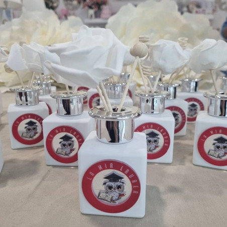 Bomboniere utili Melograno animali gufo portafoto orologi diffusori e candele | Sindy Bomboniere