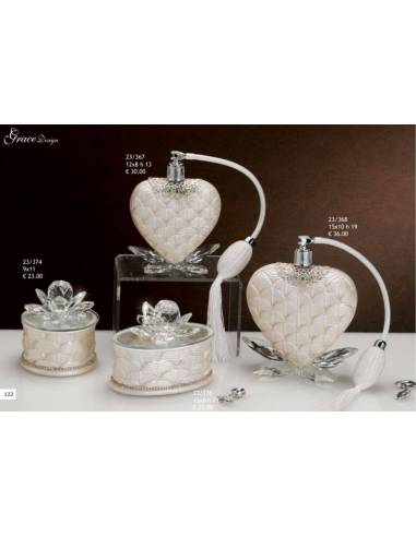 Bomboniere eleganti Grace Design particolari dettagli argentati