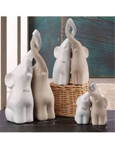 Melaverde bomboniere animali elefanti in ceramica shop online