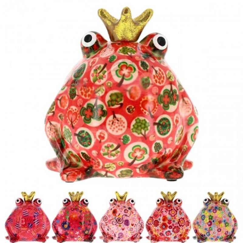 Bomboniere salvadanaio in ceramica Re Ranocchio Freddy Pomme Pidou