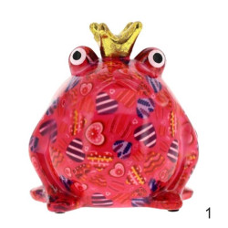 Bomboniere salvadanaio in ceramica Re Ranocchio Freddy Pomme Pidou 2