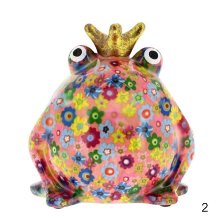 Bomboniere salvadanaio in ceramica Re Ranocchio Freddy Pomme Pidou | Sindy Bomboniere