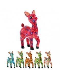 Bomboniere utili salvadanaio bambi Lilou in ceramica colorata