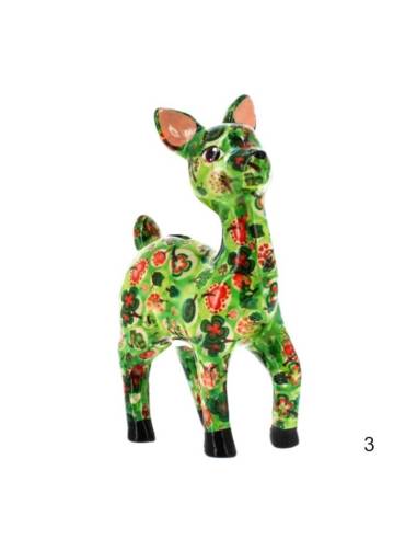 Bomboniere utili salvadanaio bambi Lilou in ceramica colorata | Sindy Bomboniere