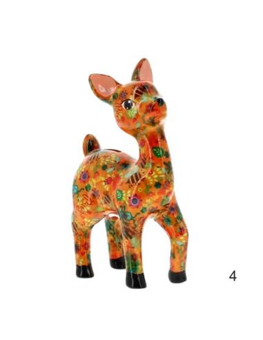 Bomboniere utili salvadanaio bambi Lilou in ceramica colorata | Sindy Bomboniere