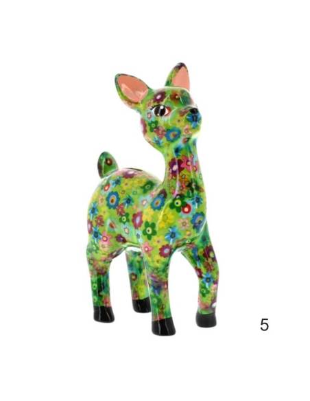 Bomboniere utili salvadanaio bambi Lilou in ceramica colorata | Sindy Bomboniere