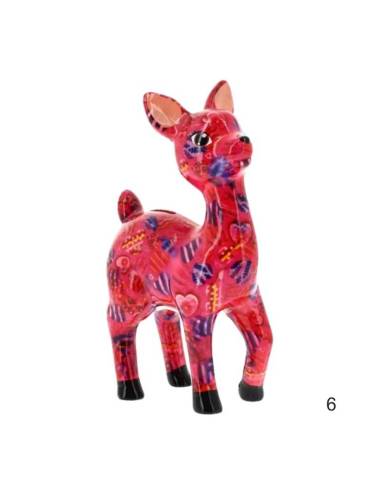 Bomboniere utili salvadanaio bambi Lilou in ceramica colorata | Sindy Bomboniere