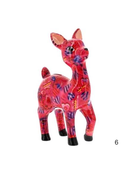 Bomboniere utili salvadanaio bambi Lilou in ceramica colorata | Sindy Bomboniere