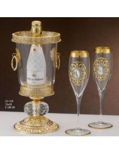 Bomboniere portaghiaccio per bottiglie Grace Design dettagli dorati shop online