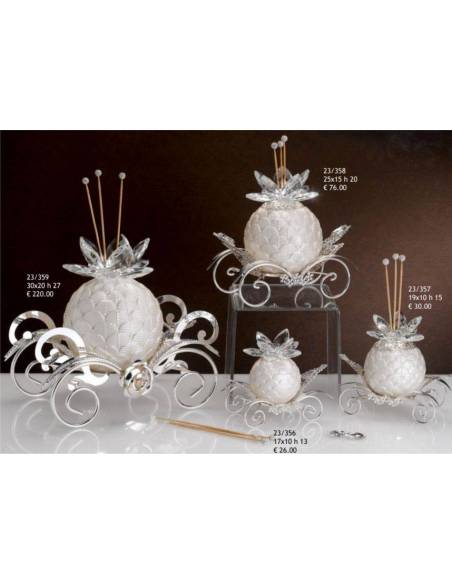 Diffusori ambiente carrozze Grace Design fiori in cristallo shop online