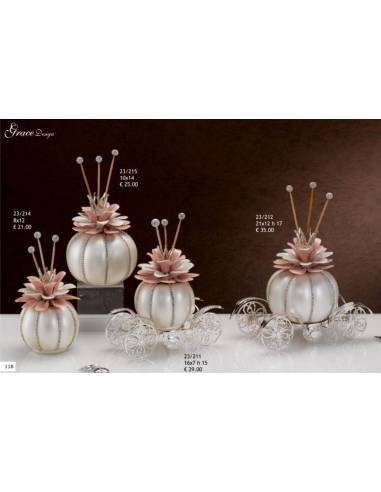 Diffusori per ambienti carrozze Grace Design dettagli argentati