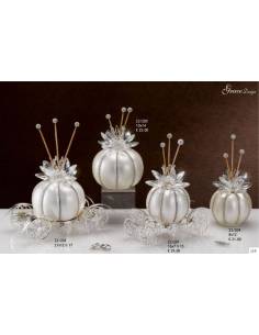 Profumatori bomboniere carrozze Grace Design dettagli argentati