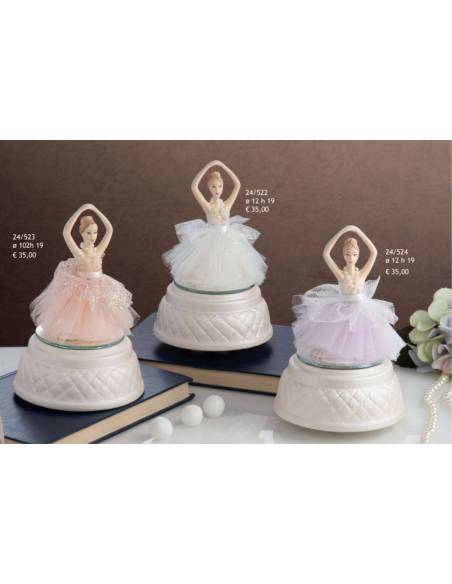 Bomboniere carillon ballerine danza classica Grace Design offerte online