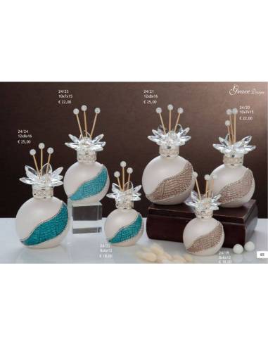 Diffusori per ambiente bomboniere particolari Grace Design fiore cristallo