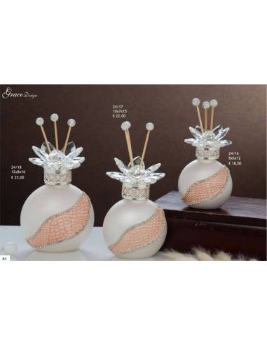 Profumatori ambiente particolari Grace Design fiore cristallo | Sindy Bomboniere