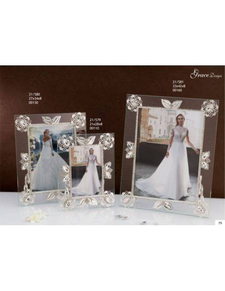 Bomboniere utili cornici portafoto dettagli argentati eleganti Grace Design