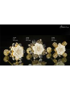 Bomboniere fiori appoggio Grace Design dettagli dorati offerte online
