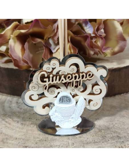 Diffusore ambiente albero della vita simbolo eucarestia nome personalizzato