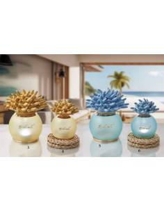 Lampade led bomboniere Melaverde corallo in ceramica shop online 2