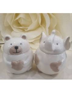 Bomboniere Harmony candele profumate animali in ceramica