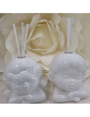 Profumatori ambiente bomboniere Harmony in ceramica lucida