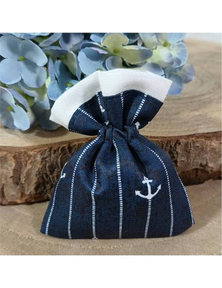 Sacchetti confetti Battesimo tema mare stampa marina
