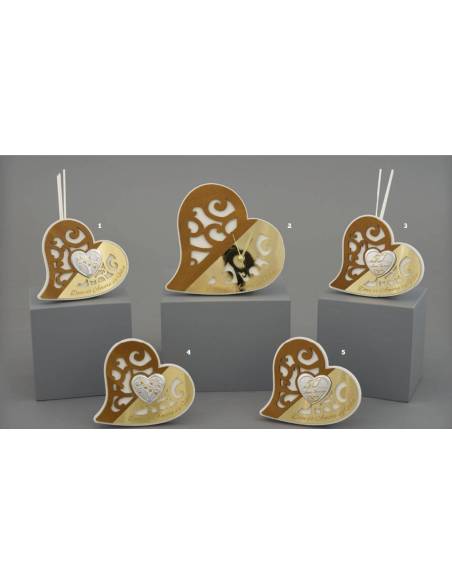 Bomboniere eleganti e particolari cuori Melograno Made in Italy