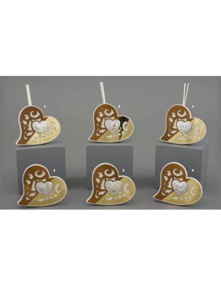 Bomboniere cuore utili colorati Melograno Made in Italy