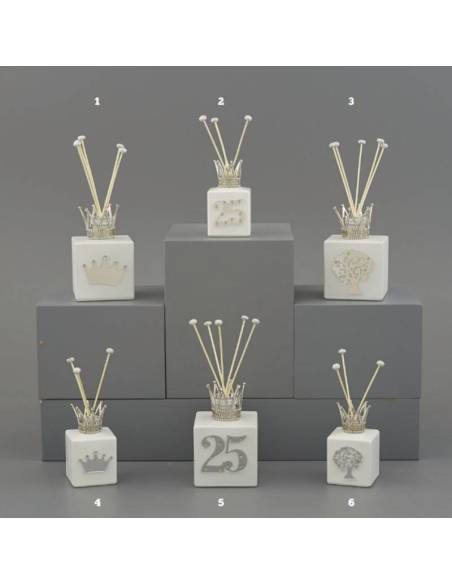 Profumatori per ambienti bomboniere corone con strass Melograno