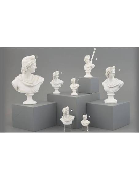 Bomboniere raffinate ed eleganti statue bianche Melograno Made in Italy