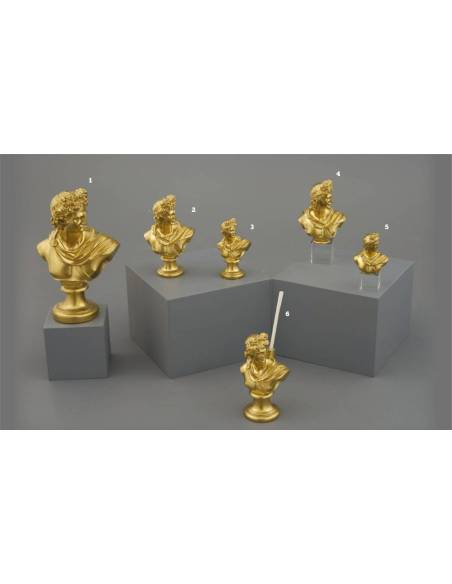 Bomboniere Melograno busti statue dorate Made in Italy