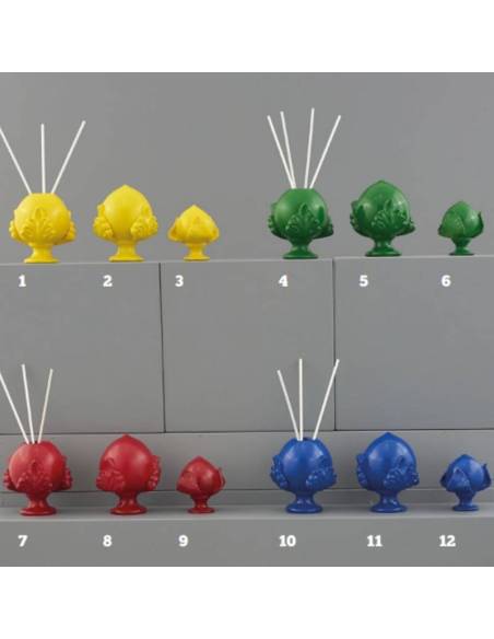 Bomboniere in ceramica pumi colorati Melograno shop online