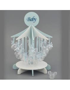 Bomboniere particolari portaconfetti topolino maschio Melograno mobiletto giostra