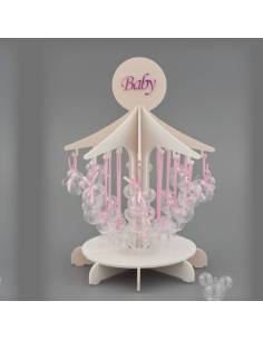 Bomboniere portaconfetti topolina mobiletto giostra Melograno