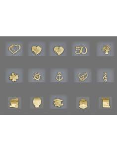 Bomboniere particolari in plexiglass dorato Melograno shop online