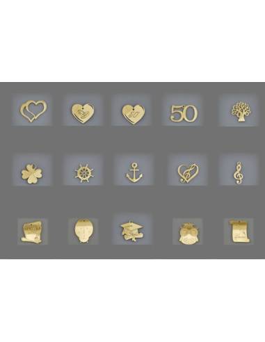 Bomboniere particolari in plexiglass dorato Melograno shop online