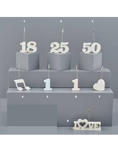 Bomboniere particolari clip portafoto portamessaggio Melograno