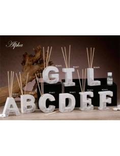 Profumatori bomboniere Dolcicose lettera con frase Linea Alpha