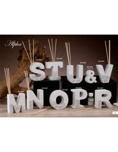 Diffusori per ambiente Dolcicose lettere Linea Alpha