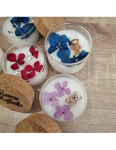 Candele profumate particolari bomboniere personalizzate con orsetti