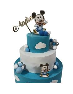 Struttura espositiva torta bomboniera topolino