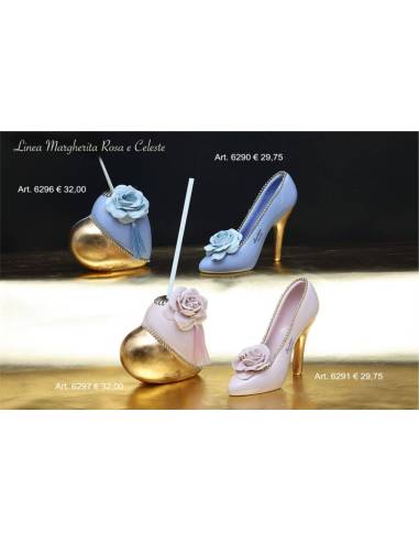 Bomboniere raffinate ed eleganti cuore e tacco Marechiaro Linea Margherita