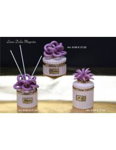 Bomboniere in ceramica candele profumate e diffusore ambiente Marechiaro