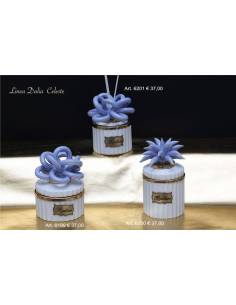 Candela profumata e profumatore ambiente bomboniere ceramica Marechiaro